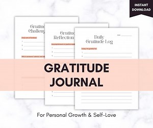 Self-reflection Gratitude Journal Adults Printable Sheet, Daily Self-care Planner Women, Women Mindfulness Diary, Positivity Journal Pages - Etsy UK