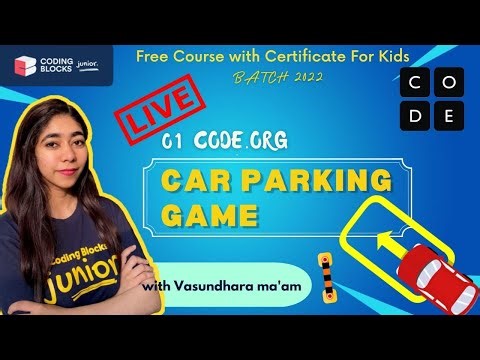1. Car Parking Game | Sprite Lab | The Best FREE Coding Course for kids | CBJr