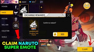 Happy new year naruto rewards freefire 😀 #freeficlaim #trendingnow #HappyNewYear #viralchallenge | Playboy Live