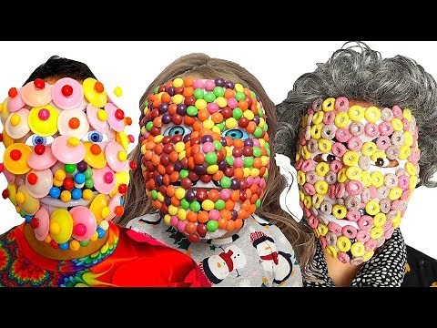 Bonnie Pretend Play Candy Face and learn that fruit is good for you