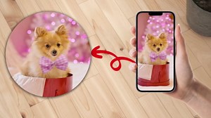 Personalized Chair Mat with Photo Text Logo,Customized Round Chair Mat Design Your Own Desk Gaming Chair Mat for Office Light Pink Diameter 39.3"