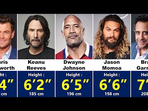 Tallest Hollywood Actors Over 6ft Height