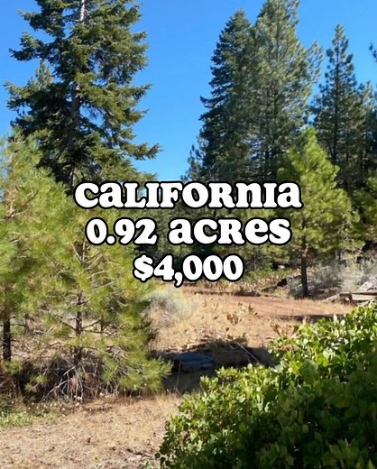 7.6K views | Wholesale land deal. 0.92 acres for sale in California for $4,000. #foryou #fyp #reels #viral #trending #california #realestate #property #land #viralvideos #viralreels #reelsinstagram #trendingreels #forsale #cali #realestateinvesting #realtors #landforsale | Land Century | Facebook