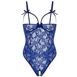 [Hot Item] Women Sexy Lingerie One Piece Lace Bodysuit Nightie Sleep Wear Esg13817