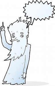 jack frost cartoon with speech bubble