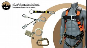 AFP Heavy-Duty 18 inch D-Ring Extender Fall Protection with Snap Hook and O-Ring OSHA/ANSI Compliant PPE