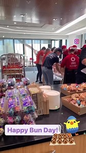 Easter arrived early at Perth Children's Hospital and Health Service this morning, as Stitches, Perth Children's Hospital Foundation volunteers and Coles crew handed out 3,000 freshly baked hot cross buns to children, families and staff across the hospital. Today marks the 7th year of Coles big Easter donation, bringing joy to families and children spending the easter long weekend in hospital. #bunday #stitches #hotcrossbuns #happyeaster | Perth Children's Hospital Foundation