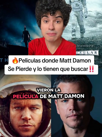 Películas donde Matt Damon se pierde: guía de escenas clave