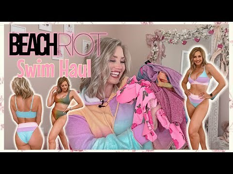 BEACH RIOT Swimwear Try On Haul | 2022💕