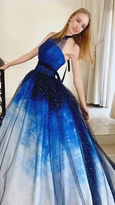 47K views · 709 reactions | A dress that expresses the deep blue of the ocean changing in the light. #dress #gown #couture #modafeminina #vestido #bridal #dress #kiyokohata | kiyoko_hata | Facebook