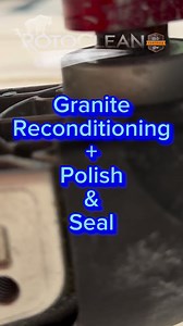 MIND BLOWING 🤯 granite countertop transformation! Memphis Area Stone & Steam Cleaning Experts: RotoClean Services 901-644-8000 We offer tons of services! Carpet, tile, wood, laminate, upholstery, & rug cleaning; we repair, refinish, polish, and seal natural stone and stained concrete; we do outdoor pressure washing and sealing, VCT stripping & waxing,we do full shower stall restorations and even shower glass polishing! | RotoClean Services, LLC