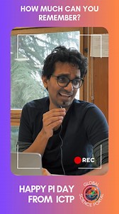 2.1K views · 32 reactions | How many digits of pi can you remember? We asked the ICTP community!   Happy Pi Day!! #piday #PiDay2025 #PiDayCelebration #pidayfun | ICTP: International Centre for Theoretical Physics | Facebook