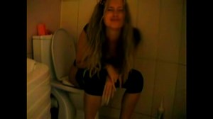 Panther poop fart toilet