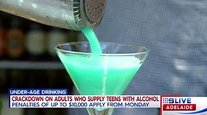 Adults who supply teenagers with alcohol for parties are set to face much harsher penalties under tough new liquor laws. #9News | http://9News.com.au | 9 News Adelaide