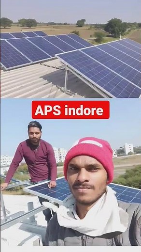 APS solar system installation indore