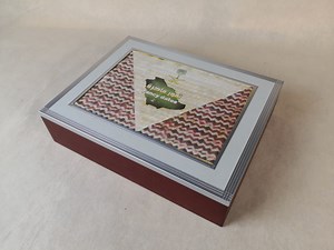 [Hot Item] Simple Metal Chocolate Box/Storage Wooden Box/Dates Box