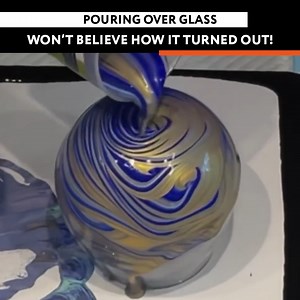 27K views · 821 reactions | Amazing Cells! Blue And Gold Vase Project! | Acrylic art by Gilly Kube | Facebook