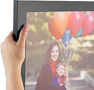 ArtToFrames 8x24 inch Black Picture Frame, 2WOMFRBW72079-8x24