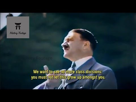 Hitler's Address to German Youth, Sept 8 1934 Speech (ENHANCED AND A.I. COLORIZED)