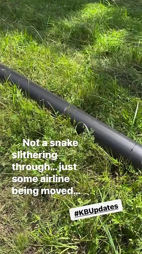 Airline for our snowmaking project being moved as our hard working crews piece them together to get them ready to go into the ground. ❄️#kissingbridge #kbski #kbstaytuned #kbupdates #snowmaking #wnyskiing | Kissing Bridge All Seasons Resort