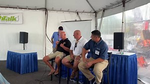 Thank you to everyone who came out to the inaugural Maryland Boatbuilder’s Panel Discussion during day 1 of the Annapolis Powerboat Show! Also a big big thank you to the panelists and PropTalk Boatshops Report editor Capt. Rick Franke for moderating. Here’s just a short taste of the great discussion: Jim Weaver from Weaver Boatworks, Rob Hardy from Composite Yacht, and Spencer Mathews from Mathews Brothers, LLC discuss how they got into boatbuilding and the number of boats they build a year. Ann