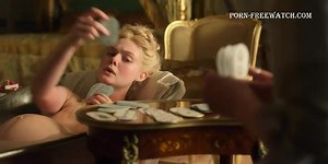 Nude celebs: Elle Fanning Naked in bath The Great 2021 - GIF Video