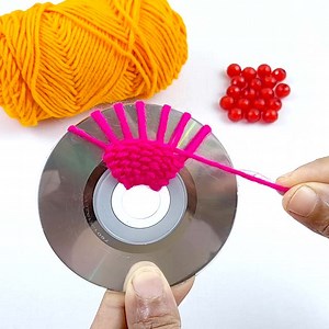 17K views · 201 reactions | Amazing Hand Making Rose Flower design idea With CD dicks | Dian Creative | Facebook