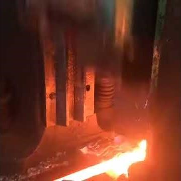 Hot Forging Process through Drop Hammer.