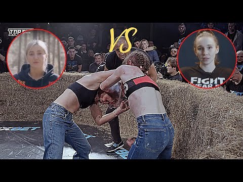 Bloody Russian Blonde Olga vs Aggressive Polina