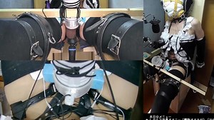 遠隔操作オナホとアナルプラグと電マを装着して最後に射精させられる動画[メスイキ][lovense orgasm][女装][自縛][2021-06-29]