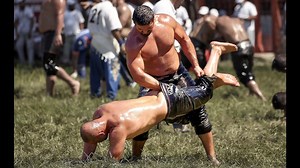 Turkish Oil Wrestling - YouTube