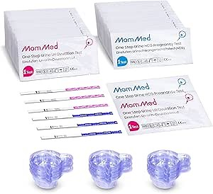 Ovulation and Pregnancy Test Strips (HCG25-LH80), OPK Ovulation Predictor Kit Includes 25 Early Pregnancy Tests, 80 Ovulation Test Strips, 105 Urine Cups, Accurate Fertility Test for Women