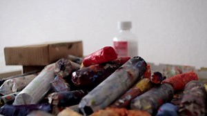 R&F Handmade Paints - Professional Oil Pigment Stick, Permanent Green, 188 ml