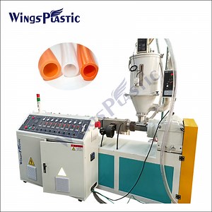 [Hot Item] PE HDPE LDPE PPR Plastic Water Gas Oil Supply Hose Pipe Tube Extrusion Production Line Single Screw Extruder Pipe Making Machine