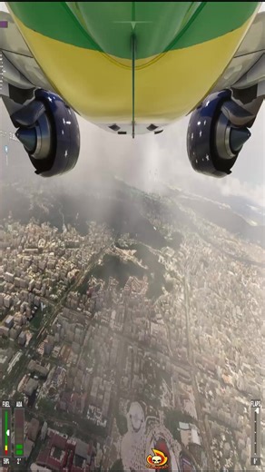 Beautiful Landing In Macau International Airport #FBExclusive #landing #fly #macauairport #china #taipei #taiwan #badweather #lightning #GamingOnReels #microsoftflightsimulator | SilverSkulls Gaming