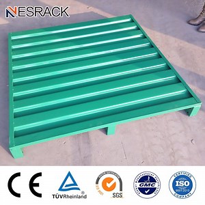 [Hot Item] Powder Coating Painting High Load Capacity Logistic Warehouse Equipment Stack Metal Storage Steel Pallet Pallets