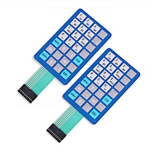 [Hot Item] Custom Glossy User Interfaces Pet Waterproof Tactile Self Adhesive Membrane Keypad Switch Nameplate for Consumer Devices