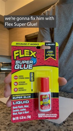 When Billy the Marlin took a hard fall, the result could have been devastating. Luckily, this Flex Fan had the remedy in his everything drawer. Now, Billy is back on his fins and good as new thanks to Flex Super Glue! | Flex Seal