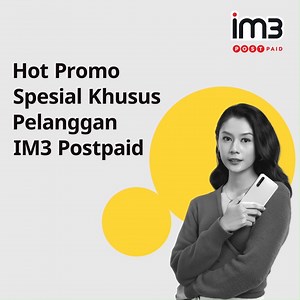 45K views · 102 reactions | Nikmati Hot Promo ekstra kuota khusus pelanggan IM3 Postpaid! ✨ Ada beragam pilihan paket kuota 15GB hingga 55GB sesuai kebutuhanmu. Akses internet selama 24 jam penuh jadi makin nyaman dengan pilihan promo favorit serta harga lebih hemat! Dapatkan promonya sekarang di aplikasi #myIM3, *123*3#, atau IM3 Official WhatsApp! Klik https://indosatooredoo.com/portal/id/pshotpromo | Indosat IM3 | Facebook