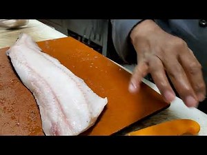 How to De-bone whole Black Cod