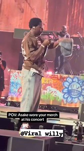 11K views · 367 reactions | Asake wore a fan cloth on his show? .... how is that even possible  #asake #fypシ゚viralシ #goviralreels #viralvideoシ #foryouシ #explore #viralvideo #fypシ゚ #foryoupage | Viral Willy | Facebook