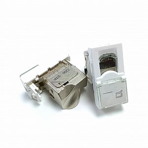 [Hot Item] French Ethernet Faceplate Socket Toolless STP CAT6A Modular Jack Legrand RJ45 outlet