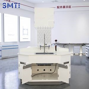 [Hot Item] Industrial-Grade Chemical-Resistant PP Modular Mobile No Metal Pollution Anti-Vibration Lab Workbench