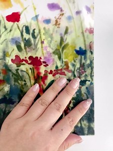 Autumn Floral Window Decals, Transparent Stained Sticker, Non Adhesive Double-Sided Glass Door Covering Film for Home Decorative, Pink Protea Border, Transparent Pattern-15.75''x47.24''