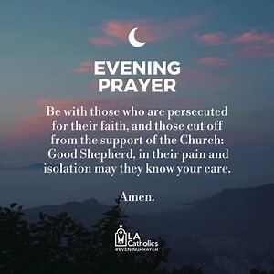 #EveningPrayer | Archdiocese of Los Angeles