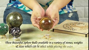 HARMONIZE Green Sphere Ball Balancing Reik Ruby Fuchsite Reiki Healing Stone Table Decor Gift