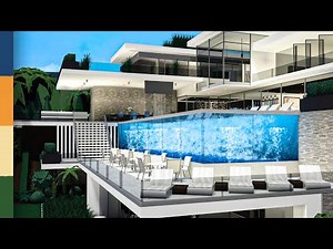 Luxurious Modern Mansion SpeedBuild Part 3 | ROBLOX Bloxburg | 2.5M
