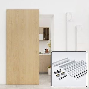 [Hot Item] Invisible Sliding Track System Hidden Roller Soft Close Ghost Door Hardware Kit
