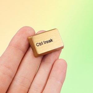 Control Freak Keyboard Key Enamel Pin - Computer Keyboard Control Key Design Brooch - Gold Keycap Design Enamel Pin - Etsy