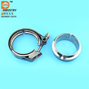 [Hot Item] Auto Parts Stainless Steel V Band Exhaust Clamp and Flanges Kit